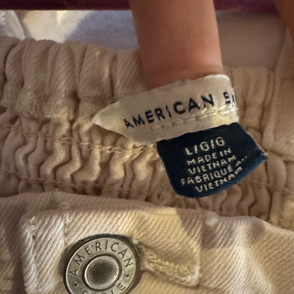 American Age Cream Button-Front Top - Picture 2 of 2